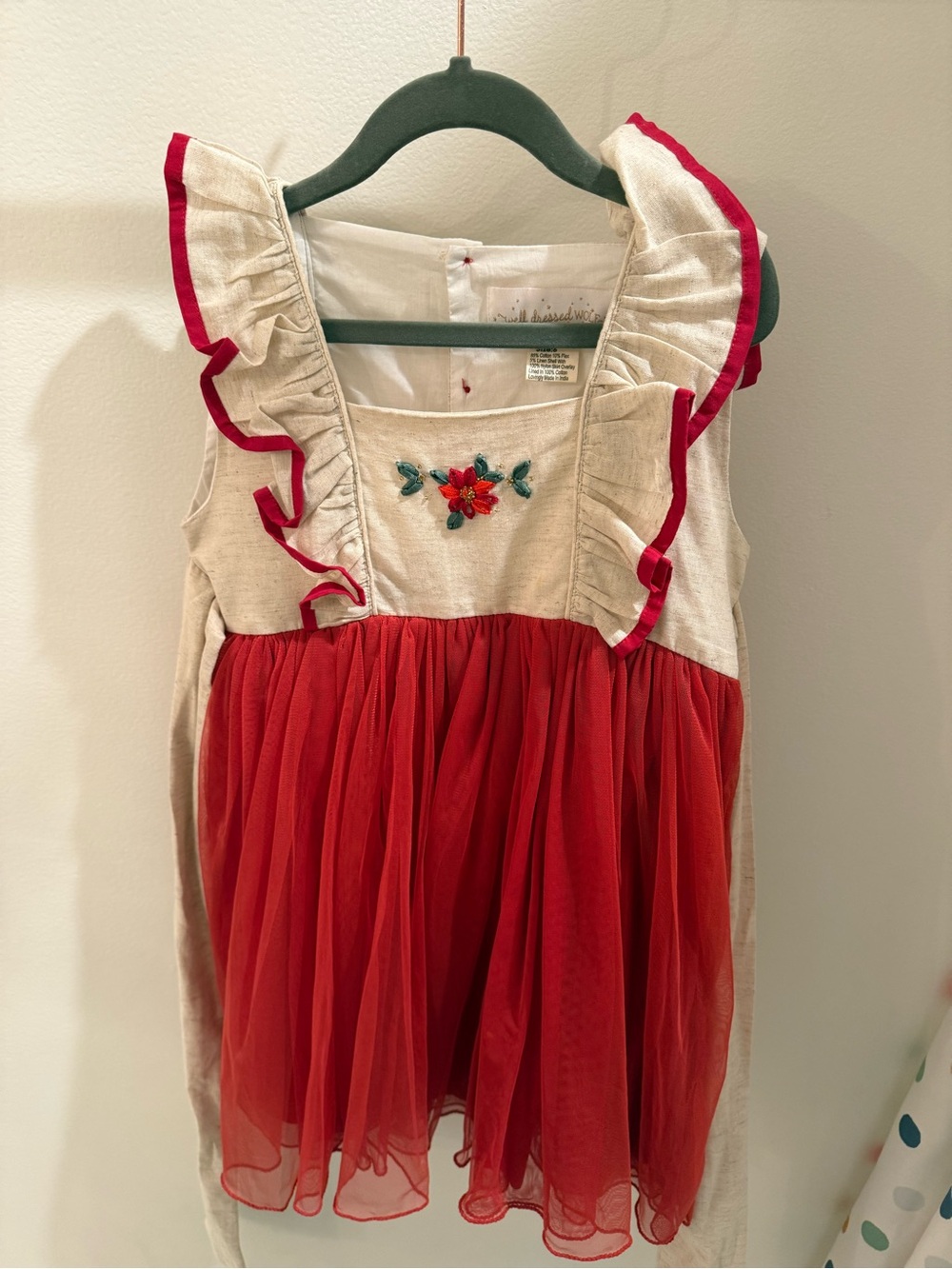 Well Dressed Wold Poinsettia Dress